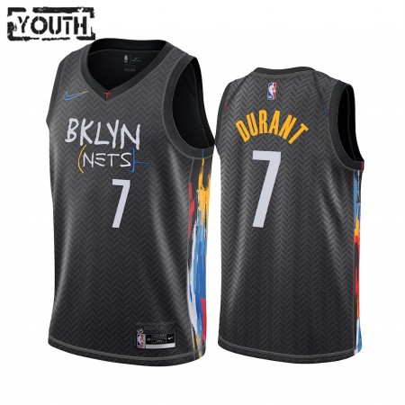 Maillot Basket Brooklyn Nets Keven Durant 7 2020-21 City Edition Swingman - Enfant